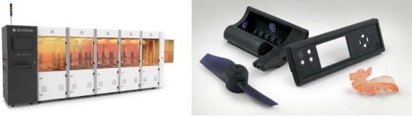 Figure 4 플랫폼 및 출력 제품들. (사진=3D시스템즈)