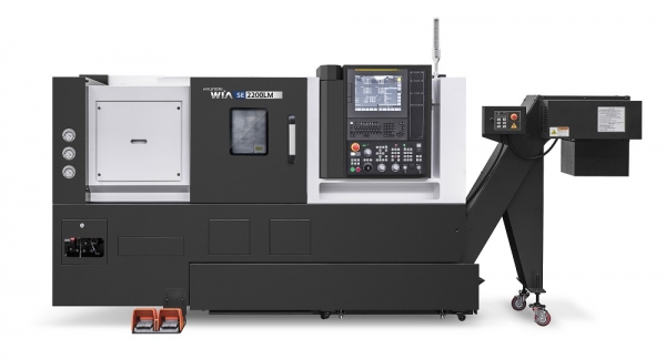 1000 현대위아가 24일 출시한 공작기계 신제품 SE2200LM. 소형 수평 선반 모델인 SE2200LM은 고급형 모델의 가공 성능을 보유하면서도 가격 경쟁력을 갖춘 것이 특징이다. (사진=현대위아)