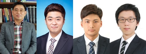 최진섭 교수, 김문수 박사과정생, 하재윤 박사과정생, 김용태 박사