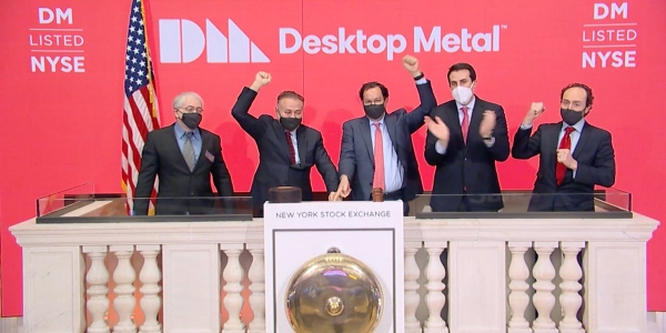 왼쪽부터 EnvisionTEC의 Al Siblani CEO와 Desktop Metal의 Ric Fulop CEO. (사진=자이브솔루션즈)