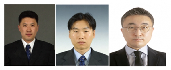 ▲ 왼쪽부터 지태윤 부서장, 한경문 팀장, 유병길 책임연구원