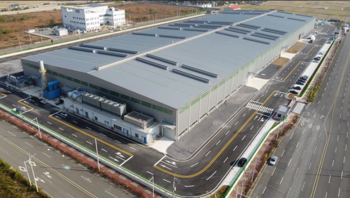 전라남도 광양시 세풍산단에 위치한 광양알루미늄 전경