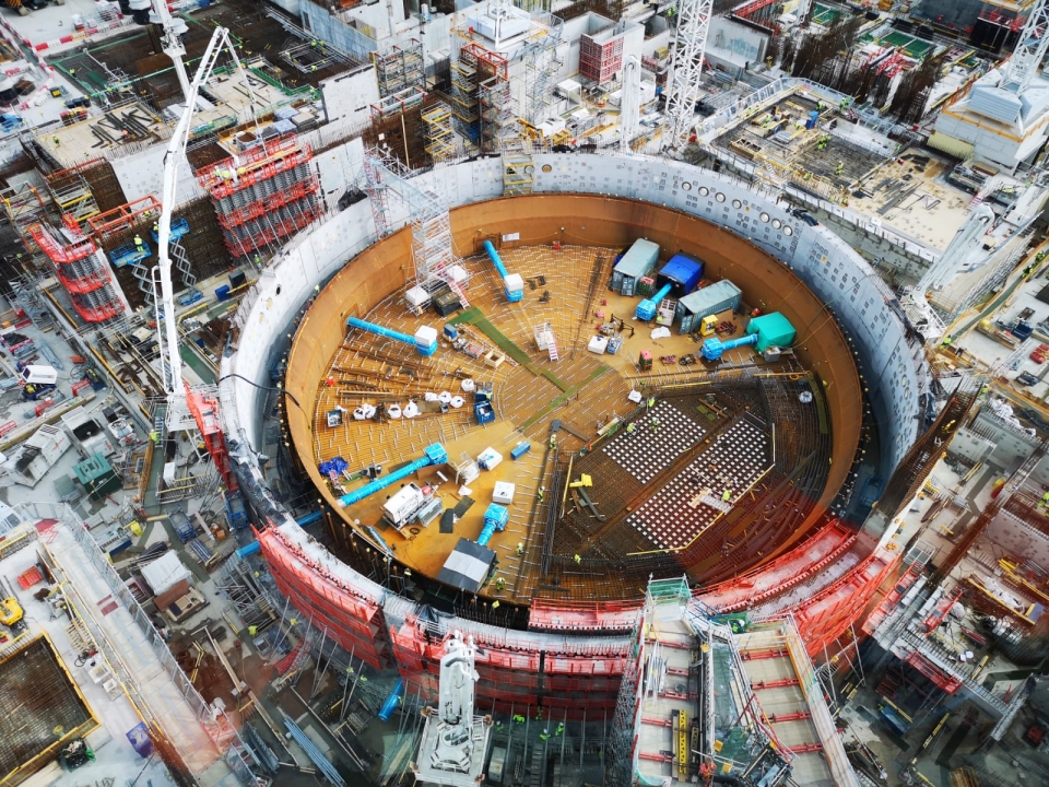 3세대 원자력 발전소 건설 현장