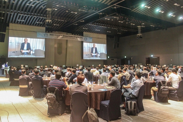 볼보그룹코리아가 개최한 ‘2023 협력사의 날’ 행사 전경. (사진=볼보그룹코리아)