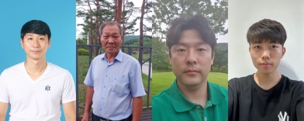 (왼쪽부터) 심용택, 홍시호, 이효영, 최재호 씨 / 사진=포스코청암재단 제공