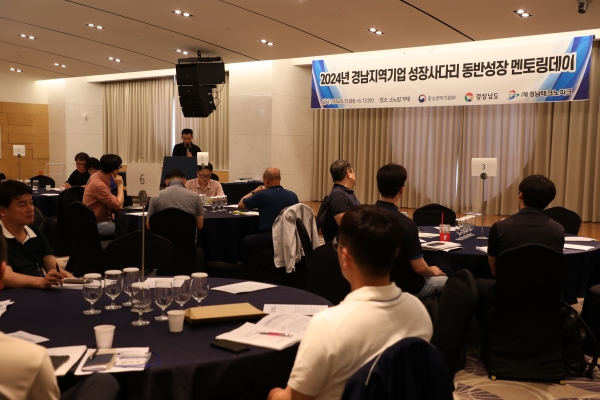 2024년 경남지역기업 성장사다리 동반성장 멘토링데이. (사진=경남TP)