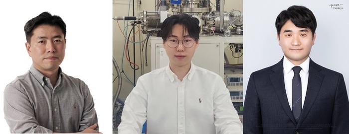 왼쪽부터 포항공대 김용태 교수, 곽재익 박사, 정상문 연구교수