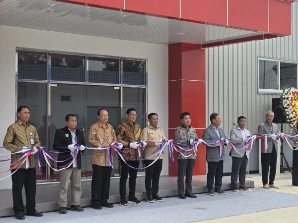 인도네시아 카라왕 공장 준공식. (사진=코스모 GFRP)