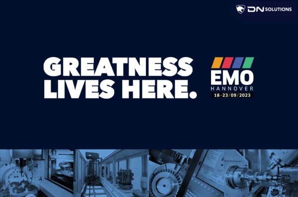 DN솔루션즈는 유럽 공작기계 박람회 'EMO 하노버 2023'에 참가해 최첨단 공작기계 21대 및 자동화 솔루션을 소개한다. (사진=DN솔루션즈)