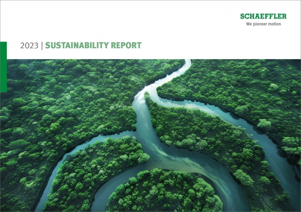 셰플러 그룹의 ‘2023 지속가능성 보고서’ 표지. (사진=셰플러코리아)