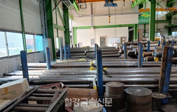 텐솔이 국내에 유통 중인 산요특수강의 공구강 제품. (사진=철강금속신문)