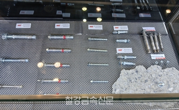 MKT의 내진용 고강도 앵커. (사진=철강금속신문)