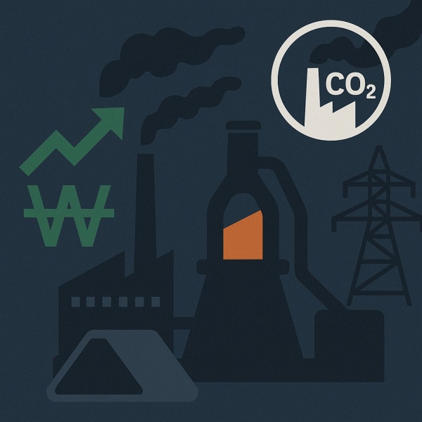 정부가 2035년까지 온실가스 배출량을 2018년 대비 53~61% 감축하는 새로운 국가온실가스감축목표(NDC)를 확정했다. /철강금속신문DB
