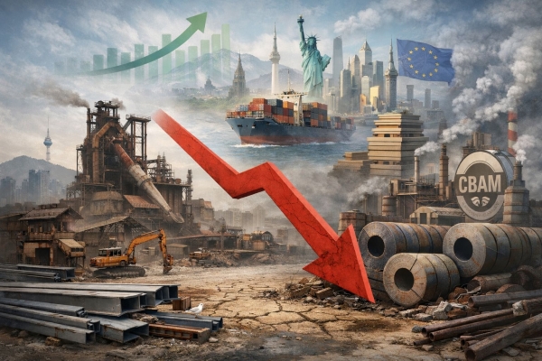 세계 철강 수요가 4년 만에 반등 국면에 진입할 것이란 전망이 제시된 가운데 한국 철강산업은 그 회복 궤도에서 사실상 이탈하고 있다는 평가가 나온다. /철강금속신문DB