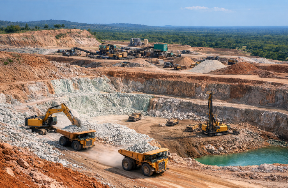 리튬 광산 AI 생성 이미지