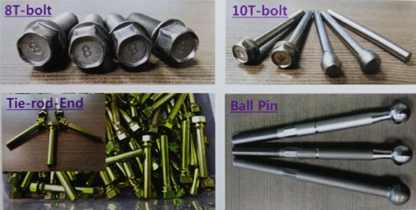 재료연구원이 개발한 항복비제어강을 적용한 자동차용 단조부품. (사진=재료연구원)