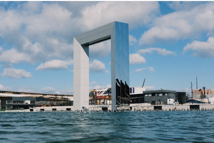 JSSA 협회상 특별상을 수상한 오사카・간사이 박람회 워터 플라자 내 STS 조형물