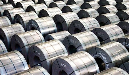 현대제철이 생산한 열연강판. 현대제철