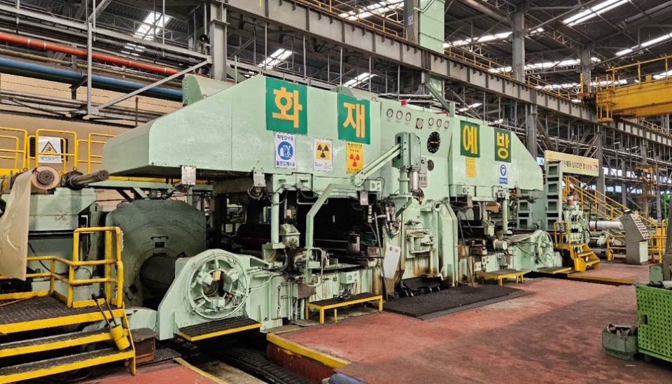 매각이 추진중인 현대제철 STS공장의 20-Hi ZM STS 냉간 압연기(힐코 인더스토리 제공)