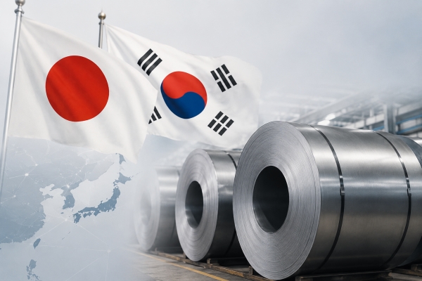 일본 철강업계의 한국산 열연강판 반덤핑 가능성이 제기되며 국내 철강업계 긴장감도 높아지는 모습이다. AI로 생성한 이미지