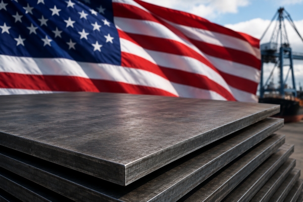 미국 후판 가격 강세로 국내 후판의 대미 수출 경쟁력이 유지되고 있다.